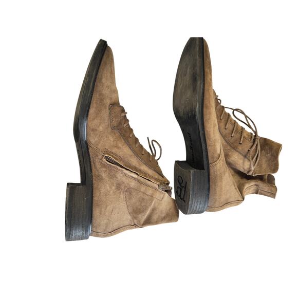 PAUL GREEN Bernadette Moto Combat Lace Up Mineral Nubuck Size 6 - Picture 5 of 7